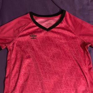 Pink umbro jersey
